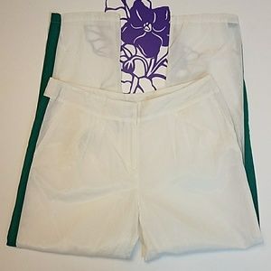 ASOS semi-sheer white lined pants.            0287